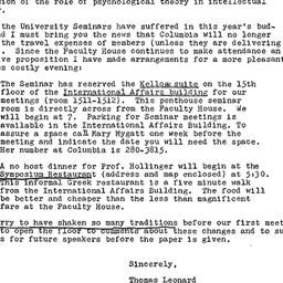 Announcements, 1975-09-04. ...