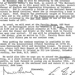 Announcements, 1978-11-03. ...