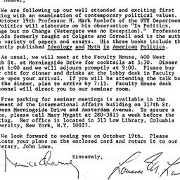 Announcements, 1978-10-04. ...