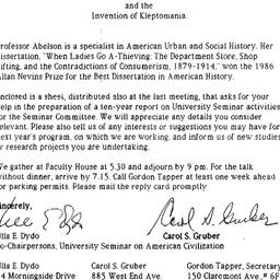 Announcements, 1990-02-04. ...