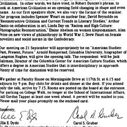 Announcements, 1990-08-27. ...