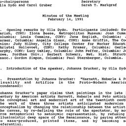 Minutes, 1991-02-14. Americ...