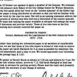 Announcements, 1990-10-01. ...