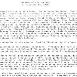 Minutes, 1990-11-15. Americ...