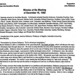 Minutes, 1993-12-16. Americ...