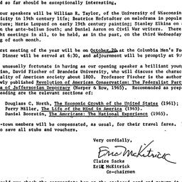 Announcements, 1965-10-20. ...