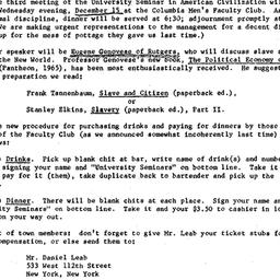 Announcements, 1965-12-03. ...