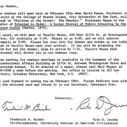 Announcements, 1982-02-05. ...