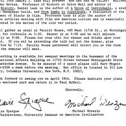 Announcements, 1984-04-03. ...