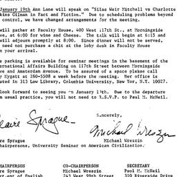 Announcements, 1983-12-05. ...