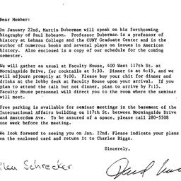 Announcements, 1987-01-24. ...