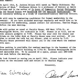 Announcements, 1987-03-25. ...