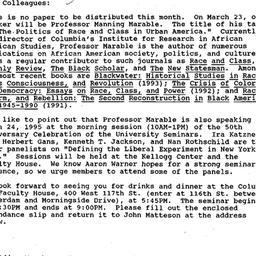 Announcements, 1995-03-06. ...