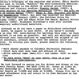 Announcements, 1994-09-24. ...