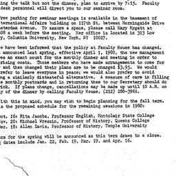 Announcements, 1980-09-05. ...