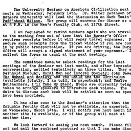 Announcements, 1962-01-24. ...
