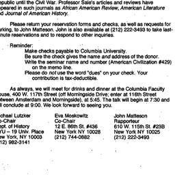 Announcements, 1995-11-13. ...