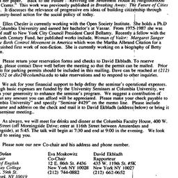 Announcements, 1997-09-18. ...