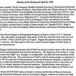 Minutes, 1998-04-16. Americ...