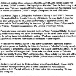 Announcements, 1998-04-16. ...