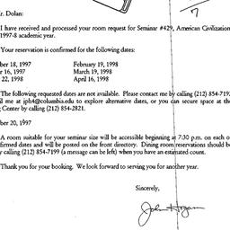 Announcements, 1998-06-09. ...