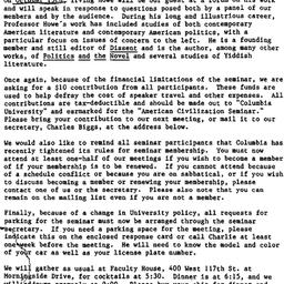 Announcements, 1987-09-24. ...