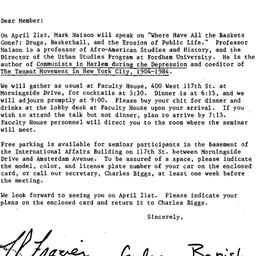 Announcements, 1988-03-25. ...