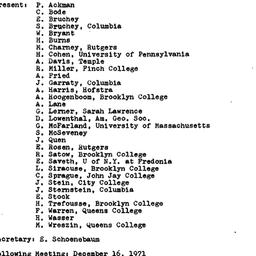 Minutes, 1971-11-15. Americ...