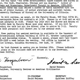 Announcements, 1979-10-05. ...