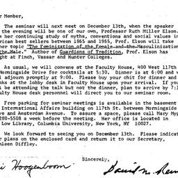 Announcements, 1979-11-30. ...