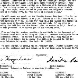 Announcements, 1980-02-08. ...