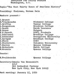 Minutes, 1969-12-18. Americ...
