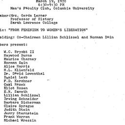 Minutes, 1970-03-19. Americ...