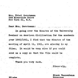 Correspondence, 1960-12-14....