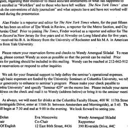 Announcements, 1999-01-21. ...