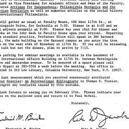 Announcements, 1983-02-04. ...
