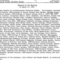Minutes, 1983-04-21. Americ...
