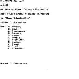 Minutes, 1973-01-25. Americ...