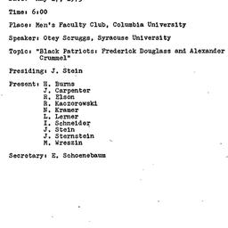 Minutes, 1973-05-17. Americ...