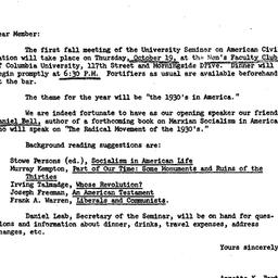 Announcements, 1967-10-04. ...