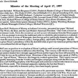 Minutes, 1997-04-17. Americ...