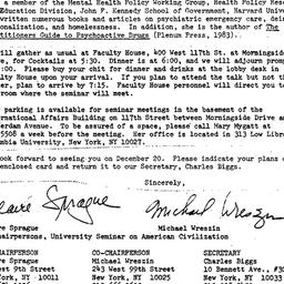 Announcements, 1984-11-27. ...
