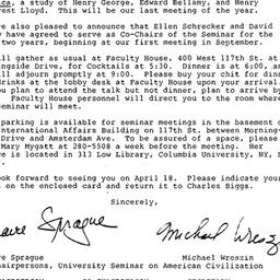 Announcements, 1985-03-29. ...