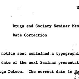Announcements, 1978-11-03. ...