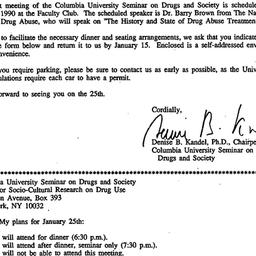 Announcements, 1989-12-27. ...