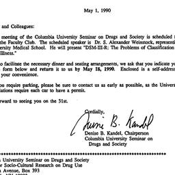 Announcements, 1990-05-01. ...