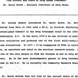 Minutes, 1990-01-25. Drugs ...