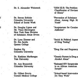 Schedules, Drugs and Societ...