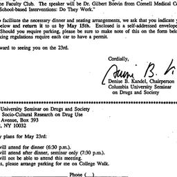 Announcements, 1991-05-02. ...