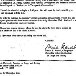 Announcements, 1993-11-08. ...